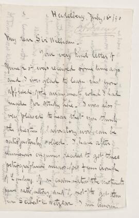 Letter, 15 July 1890