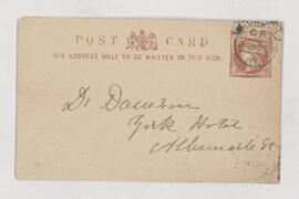 Letter, 26 November 1883