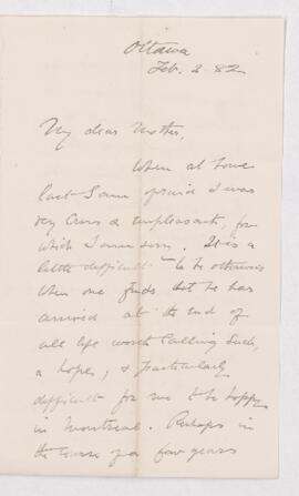 Letter, 2 February 1882
