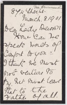 Letter, 8 March 1901