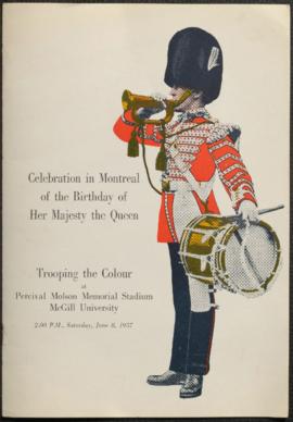 Celebration in Montreal of the Birthday of Her Majesty the Queen [booklet]