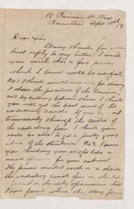 Letter, 10 September 1879