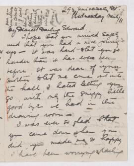 Letter postmarked 15 March 1911