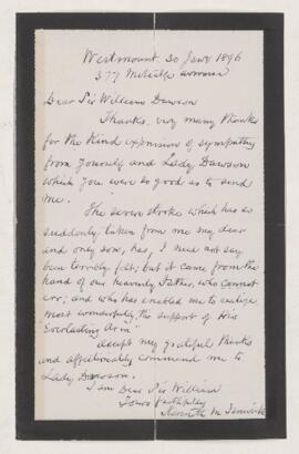 Letter, 30 January 1896
