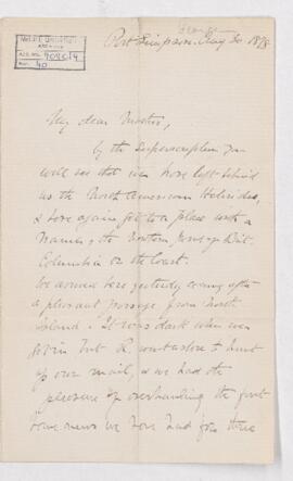 Letter, 30 August 1878