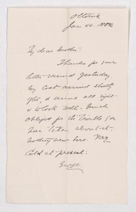Letter, 24 January 1882