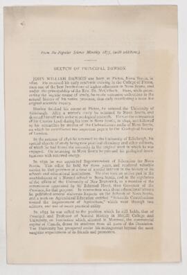 Various Biographical Sketches