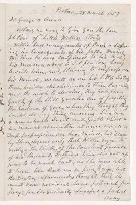 Letter, 28 March 1857