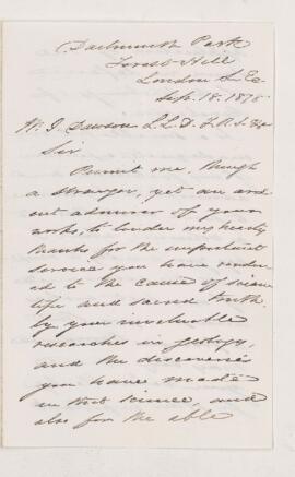 Letter, 18 September 1878