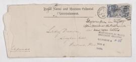 Card, 27 July 1886