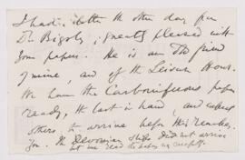 Letter from F. MacKenzie