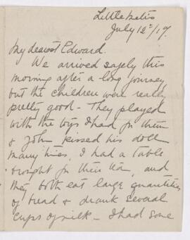 Letter, 12 July 1917