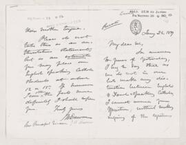 Letter, 24 January 1879