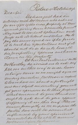 Letter, 4 October 1871