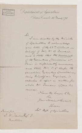 Letter, 23 March 1878