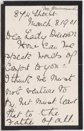Letter, 8 March 1901
