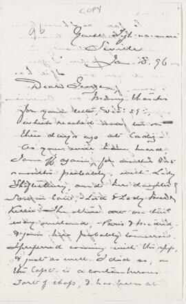 Letter, 8 January 1896