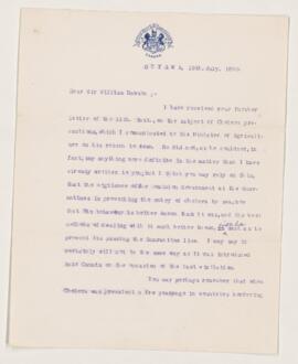 Letter, 19 July 1890