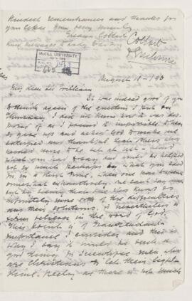 Letter, 11 August 1896