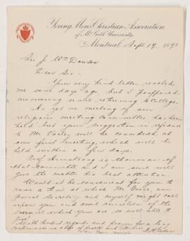 Letter, 19 September 1898