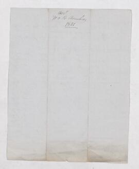 Account, 1851
