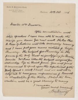Letter, 20 October 1896