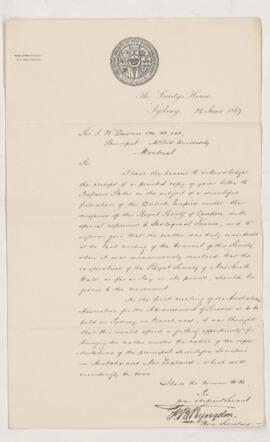 Letter, 18 October 1887