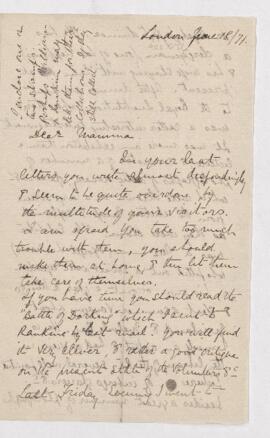Letter, 18 June 1871