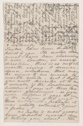 Letter, 3 July 1909