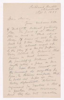 Letter, 3 April 1893
