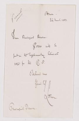 Letter, 24 March 1883