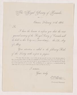 Letter, 20 February 1886