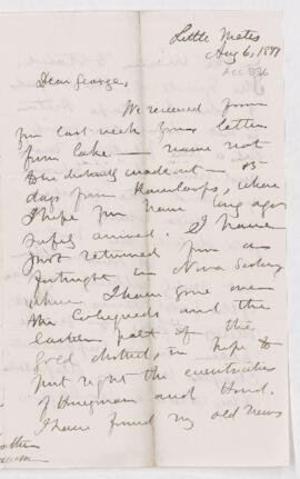 Letter, 6 August 1877