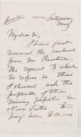 Letter, June 1875