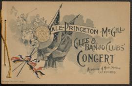 Yale-Princeton-McGill Glee and Banjo Clubs concert, October 25, 1895