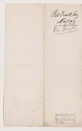 Letter, 14 November 1893