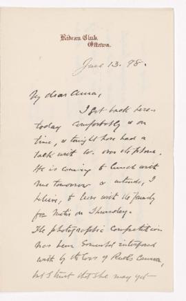Letter, 13 June 1898