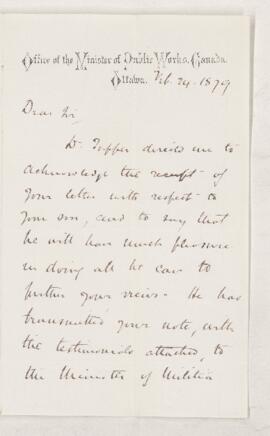 Letter, 24 February 1879