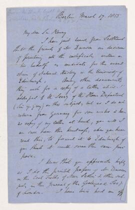 Letter, 17 March 1855