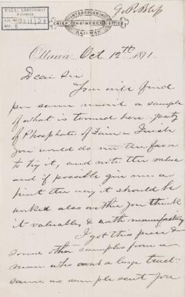Letter, 12 October 1871