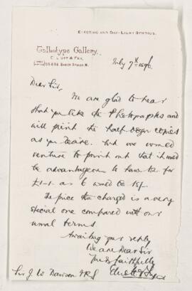 Letter, 7 July 1896
