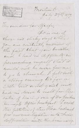 Letter, 29 July 1877
