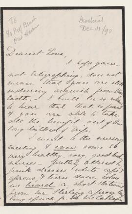 Letter, 11 December 1890