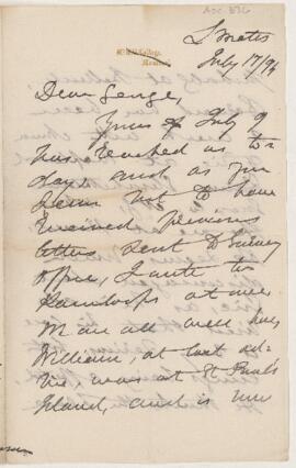 Letter, 17 July 1894