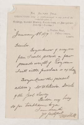 Letter, 8 January 1879