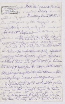 Letter, 17 December 1883