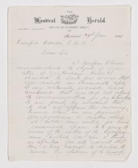 Letter, 29 June 1881