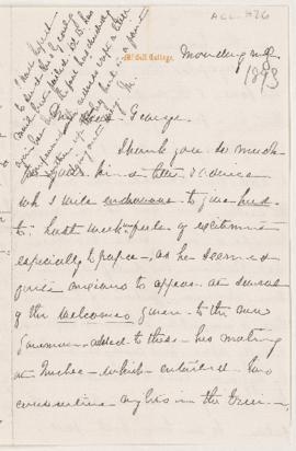 Letter, 1893