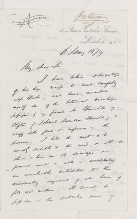 Letter, 6 January 1879