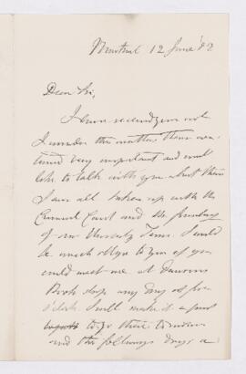 Letter, 12 June 1882